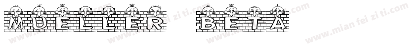 Mueller Beta 001 500字体转换